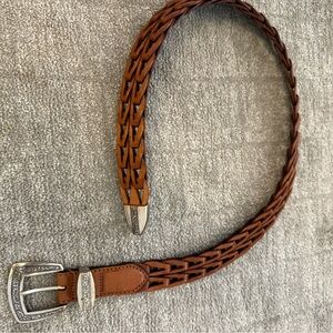 Women’s Brown Braided Western Belt